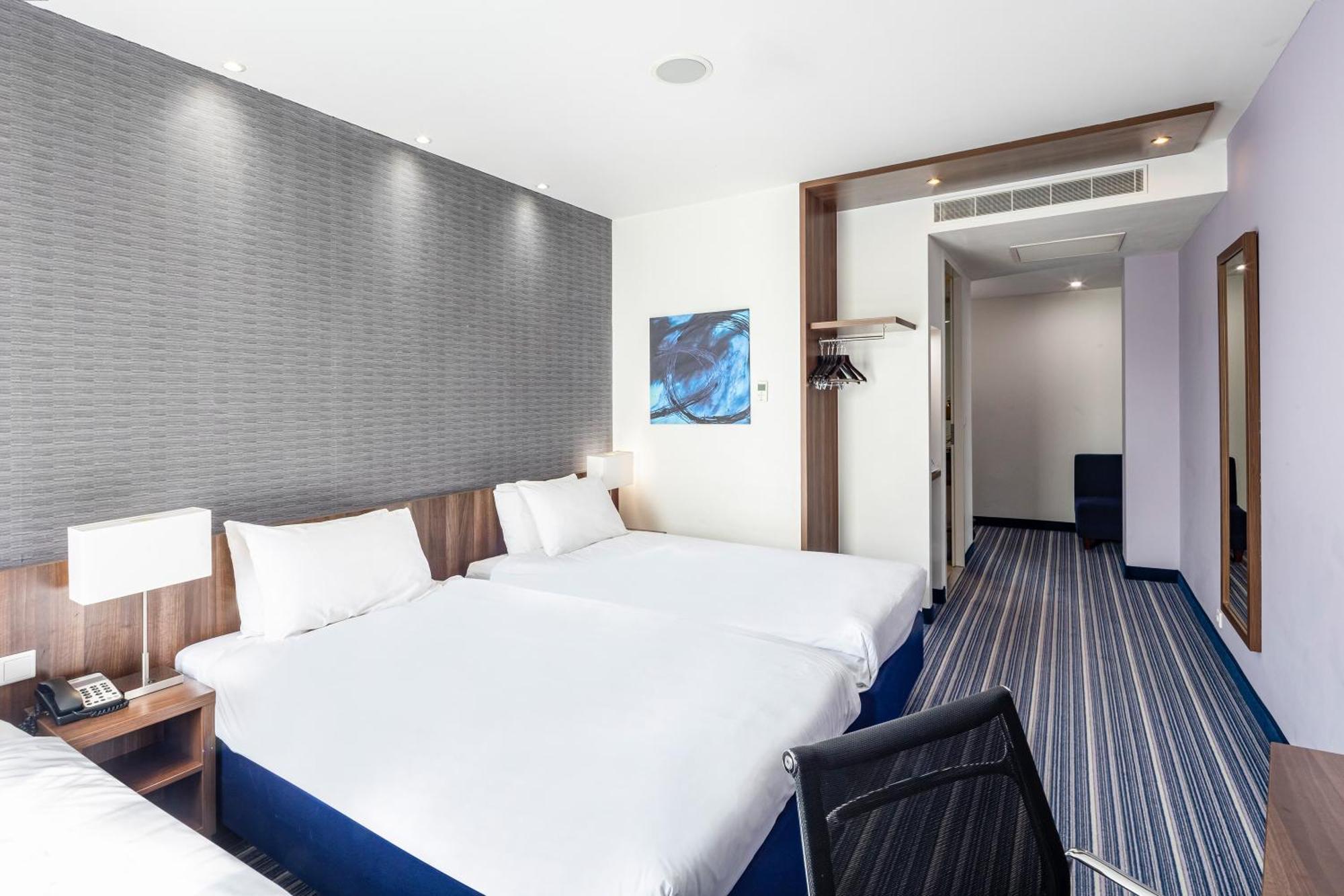 Standard Twin Room Two Twin Beds Sofa Bed City View
